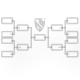 Free Printable Three-Generation Family Genealogy Trees Bowtie Template with Shield Family Crest
